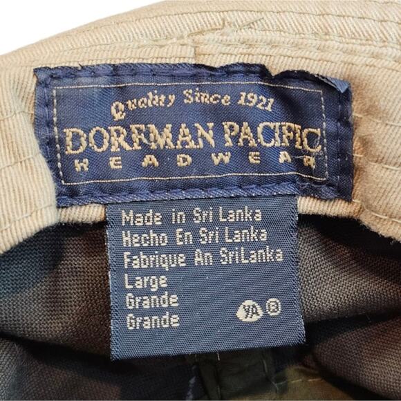 Dorfman Pacific Headwear Tan Safari Hat Large - Picture 8 of 8